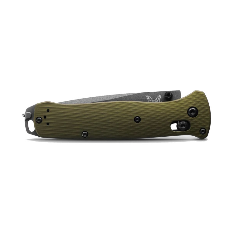 Benchmade Bailout Serrated Green Aluminum Handle Glass Breaker - Image 3